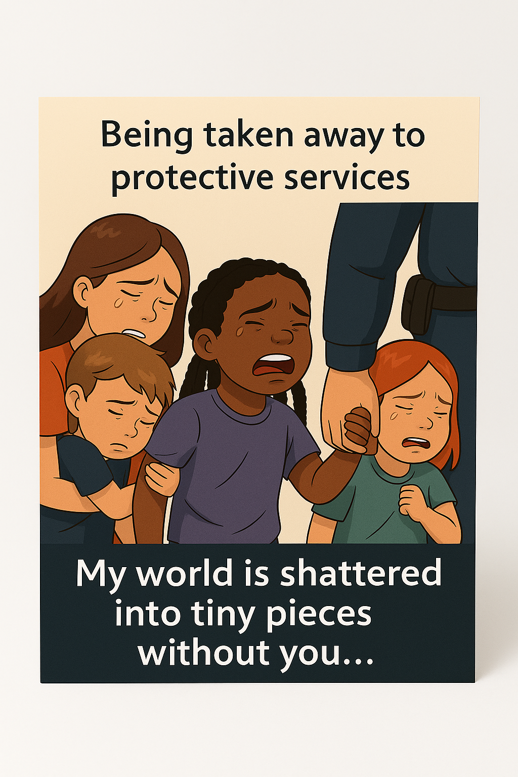 Being Taken Away – Premium Digital Greeting Card (Instant Download)